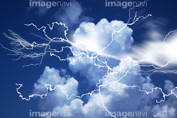 青空 雷 の画像素材 気象 天気 自然 風景の写真素材ならイメージナビ