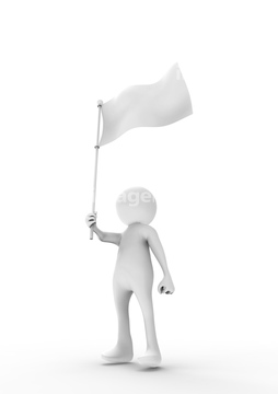 応援 旗 白旗 の画像素材 イラスト Cgの写真素材ならイメージナビ