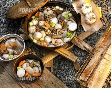 芋煮会 の画像素材 和食 食べ物の写真素材ならイメージナビ