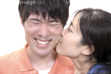 男 顔 日本人 頬 笑顔 の画像素材 構図 人物の写真素材ならイメージナビ