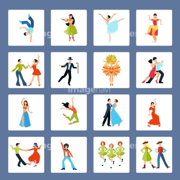 ダンス ペア ベリーダンス の画像素材 デザインパーツ イラスト Cgの写真素材ならイメージナビ