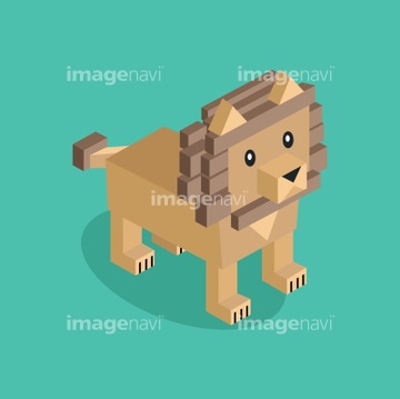 動物のイラスト ライオン かわいい ふわふわ イラスト の画像素材 生き物 イラスト Cgのイラスト素材ならイメージナビ