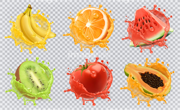 果物 夏 シズル感 スイカ トロピカルフルーツ の画像素材 ライフスタイル イラスト Cgの写真素材ならイメージナビ