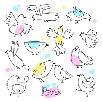 鳥 飛ぶ 飛行 綺麗 幼鳥 イラスト の画像素材 生き物 イラスト Cgのイラスト素材ならイメージナビ