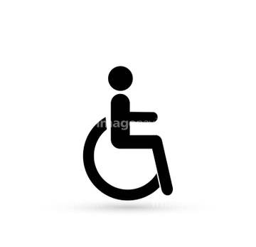 イラスト Cg 医療 福祉 介護 車椅子 黒色 の画像素材 イラスト素材ならイメージナビ