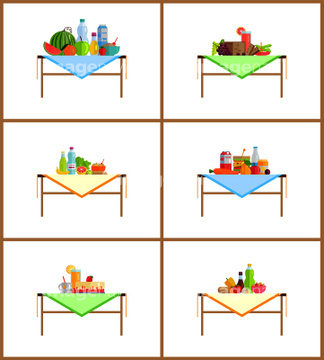 イラスト Cg 食べ物 飲み物 お菓子 加工食品 サラダ の画像素材 イラスト素材ならイメージナビ