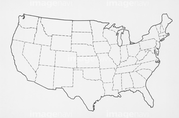 エリア別地図 北米 地図 の画像素材 世界の地図 地図 衛星写真の地図素材ならイメージナビ