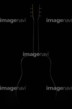 アコースティックギター シルエット の画像素材 写真素材ならイメージナビ