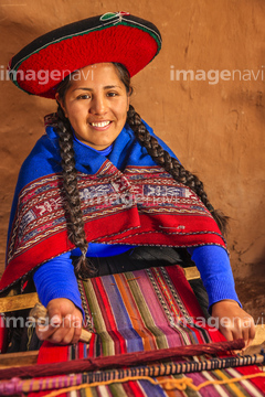 国 地域 中南米 ペルー 民族衣装 帽子 の画像素材 写真素材ならイメージナビ