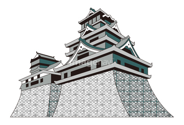 イラスト 公園 日本 日本の城 の画像素材 自然 風景 イラスト Cgのイラスト素材ならイメージナビ
