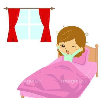 寝起きの女性 の画像素材 31041800 イラスト素材ならイメージナビ