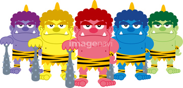 雷様 の画像素材 デザインパーツ イラスト Cgの写真素材ならイメージナビ