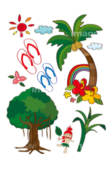 画像素材 花 植物 イラスト Cgの写真素材ならイメージナビ