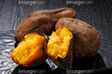 Food Images 焼き芋 シズル感 の画像素材 季節 形態別食べ物 食べ物の写真素材ならイメージナビ