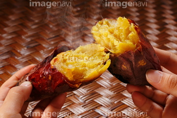 Food Images 焼き芋 シズル感 の画像素材 季節 形態別食べ物 食べ物の写真素材ならイメージナビ