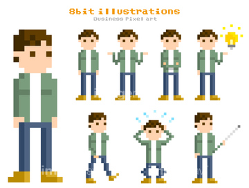 8ビット の画像素材 テーマ イラスト Cgの写真素材ならイメージナビ