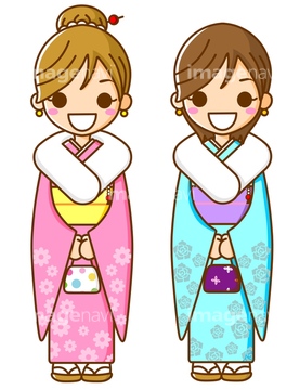 成人式 かわいい イラスト の画像素材 デザインパーツ イラスト Cgのイラスト素材ならイメージナビ
