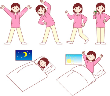 睡眠 イラスト 熟睡 就寝 ロイヤリティフリー の画像素材 ライフスタイル イラスト Cgのイラスト素材ならイメージナビ