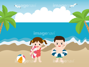 祝日 海の日 の画像素材 デザインパーツ イラスト Cgの写真素材ならイメージナビ