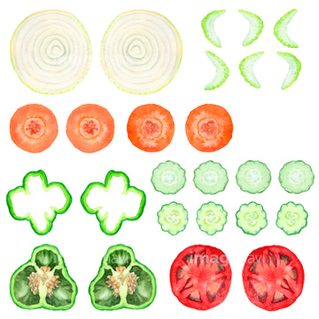 食べ物のイラスト 野菜 夏野菜 ピーマン の画像素材 食べ物 飲み物 イラスト Cgのイラスト素材ならイメージナビ