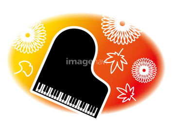 音楽の秋 の画像素材 季節 イベント イラスト Cgの写真素材ならイメージナビ