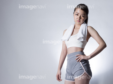 スポーツ女子 の画像素材 ダイエット フィットネスの写真素材ならイメージナビ