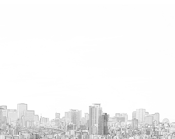 街並み 線画 日本 の画像素材 自然 風景 イラスト Cgの写真素材ならイメージナビ