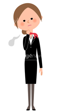 グランドスタッフ 日本人 憂鬱 の画像素材 ビジネス イラスト Cgの写真素材ならイメージナビ