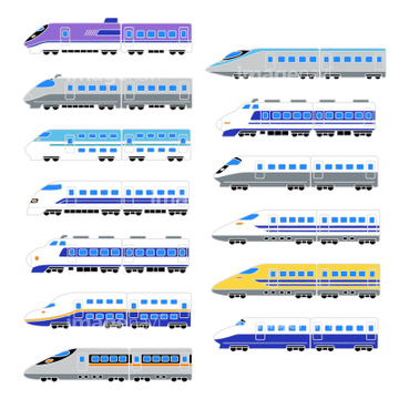 新幹線 イラスト の画像素材 鉄道 乗り物 交通のイラスト素材なら