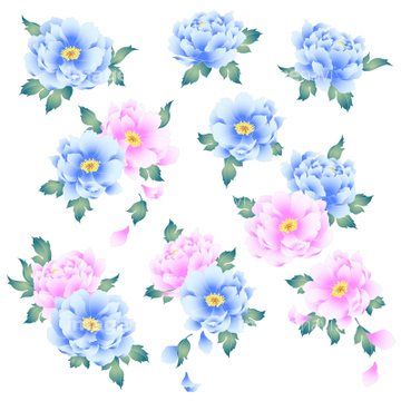 牡丹 シャクヤク 牡丹 ロイヤリティフリー イラスト の画像素材 花 植物 イラスト Cgのイラスト素材ならイメージナビ