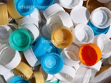 ペットボトルキャップ の画像素材 エネルギー エコロジーの写真素材ならイメージナビ