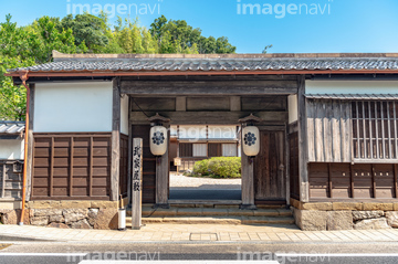 住宅 インテリア エクステリア 建具 門 塀 和風 日本家屋 門 武家屋敷 長屋門 の画像素材 写真素材ならイメージナビ