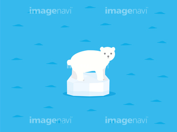 温暖化 ホッキョクグマ 透明 エコロジー の画像素材 クラフト イラスト Cgの写真素材ならイメージナビ