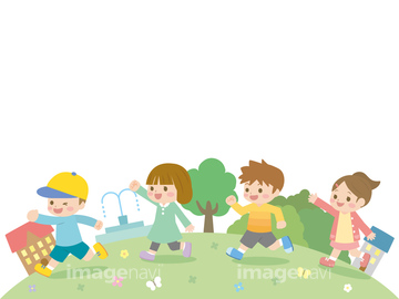 女の子 かわいい 走る 動作 イラスト の画像素材 テーマ イラスト Cgのイラスト素材ならイメージナビ