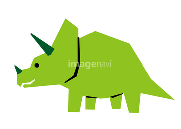 トリケラトプス の画像素材 生き物 イラスト Cgの写真素材ならイメージナビ
