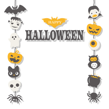 ハッピーハロウィン の画像素材 年賀 グリーティングの写真素材ならイメージナビ