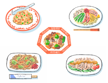 中華 炒飯 イラスト の画像素材 食べ物 飲み物 イラスト Cgのイラスト素材ならイメージナビ