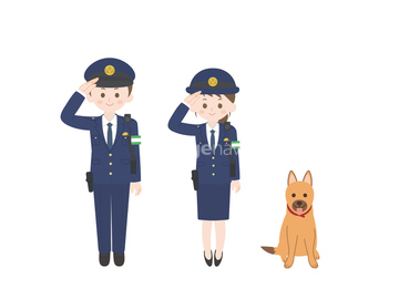 かわいい 女性 婦人警官 イラスト の画像素材 ビジネス イラスト Cgのイラスト素材ならイメージナビ