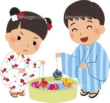 水ヨーヨーつり の画像素材 サービス業 産業 環境問題の写真素材ならイメージナビ