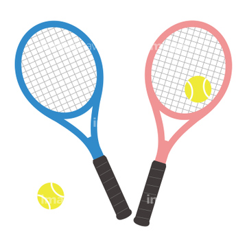 テニス かわいい テニスラケット テニスボール の画像素材 球技 スポーツの写真素材ならイメージナビ