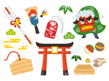 神社 賽銭箱 イラスト の画像素材 テーマ イラスト Cgのイラスト素材ならイメージナビ