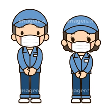 工場 作業員 イラスト シニア の画像素材 人物 イラスト Cgのイラスト素材ならイメージナビ