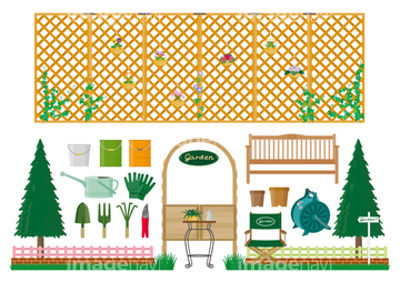 花壇 イラスト 看板 の画像素材 自然 風景 イラスト Cgのイラスト素材ならイメージナビ