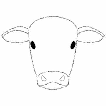 牛の顔 の画像素材 花 植物 イラスト Cgの写真素材ならイメージナビ