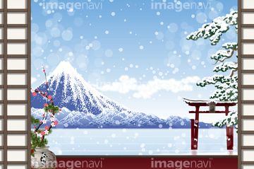 季節のイラスト 冬の風景 日本 イラスト の画像素材 テーマ イラスト Cgのイラスト素材ならイメージナビ