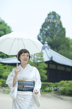 熟女 顔 50代 和服 の画像素材 年齢 人物の写真素材ならイメージナビ