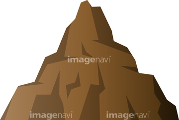 岩 イラスト 雄大 ごつごつ の画像素材 山 自然 風景のイラスト素材ならイメージナビ