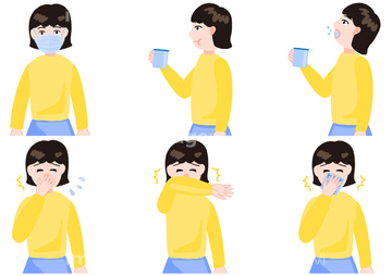 咳エチケット の画像素材 医療 イラスト Cgの写真素材ならイメージナビ