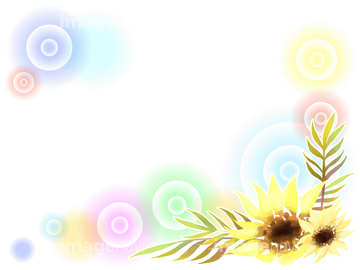 イラスト 手書き 花 ヒマワリ の画像素材 花 植物 イラスト Cgのイラスト素材ならイメージナビ