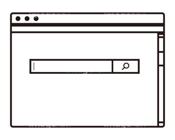検索バー の画像素材 ライフスタイル イラスト Cgの写真素材ならイメージナビ